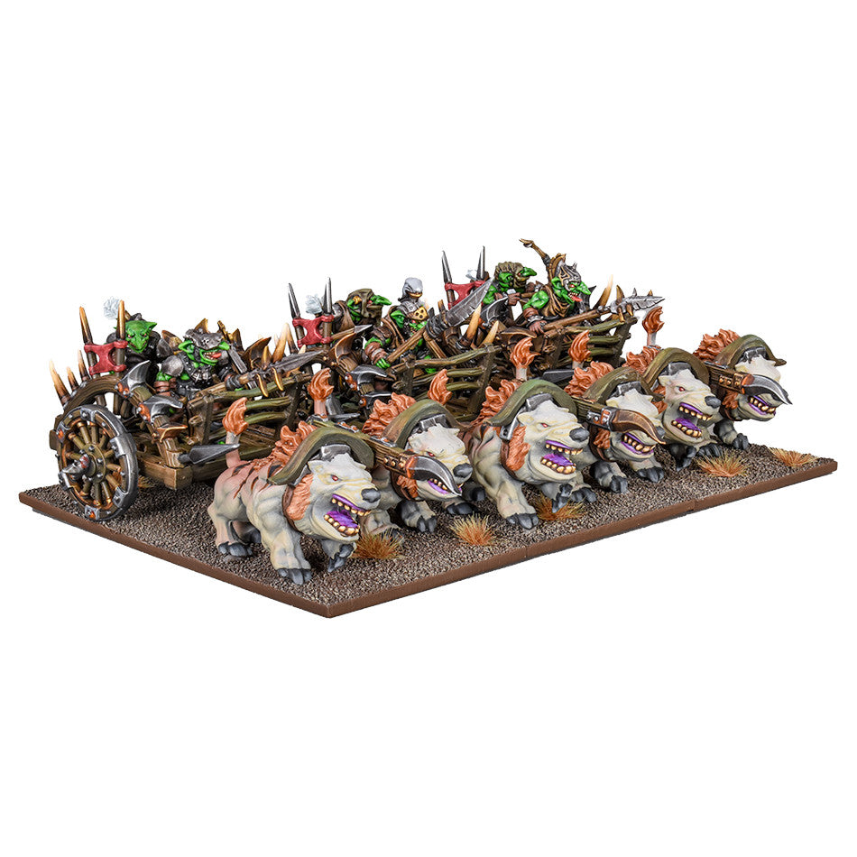 Kings of War - Goblin Chariots /Mincer Mob