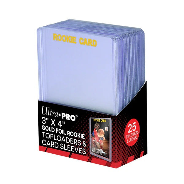 Ultra Pro: 3" X 4" Rookie 35PT Toploader with Card Sleeves 25ct