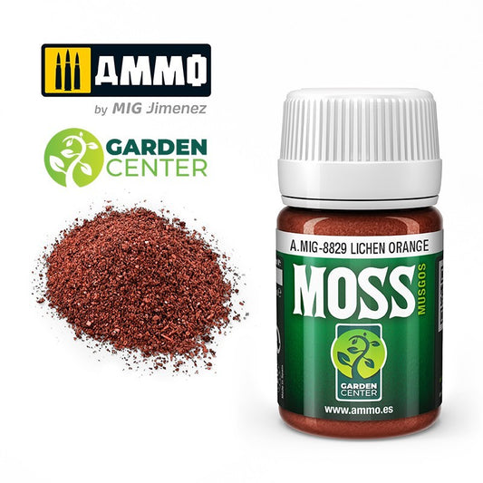 Ammo by MIG - Dioramas - Lichen Orange Moss