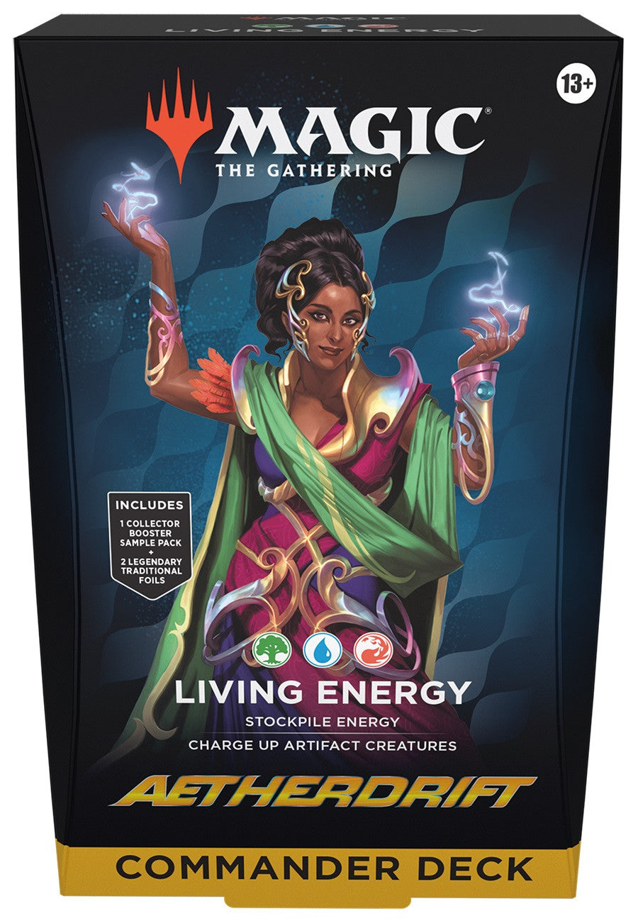 Magic the Gathering Aetherdrift Commander Decks (4 Decks Per Display)