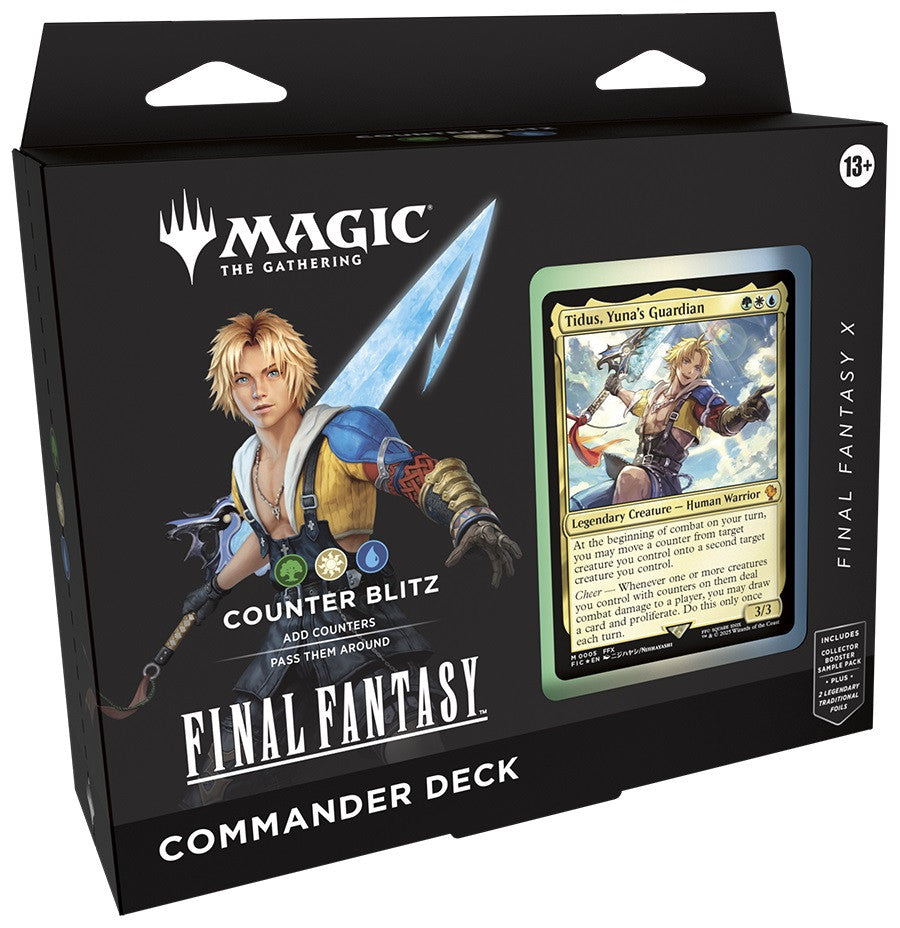 Magic the Gathering Final Fantasy Commander Decks (4 Decks Per Display)