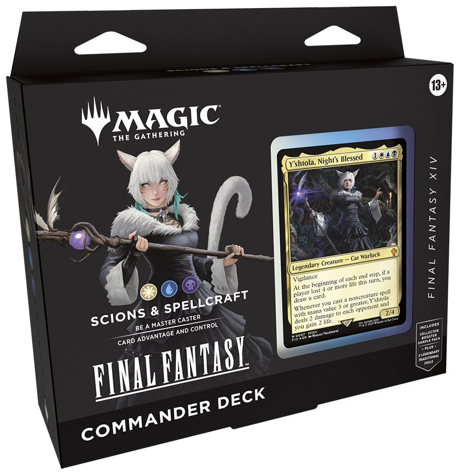 Magic the Gathering Final Fantasy Commander Decks (4 Decks Per Display)