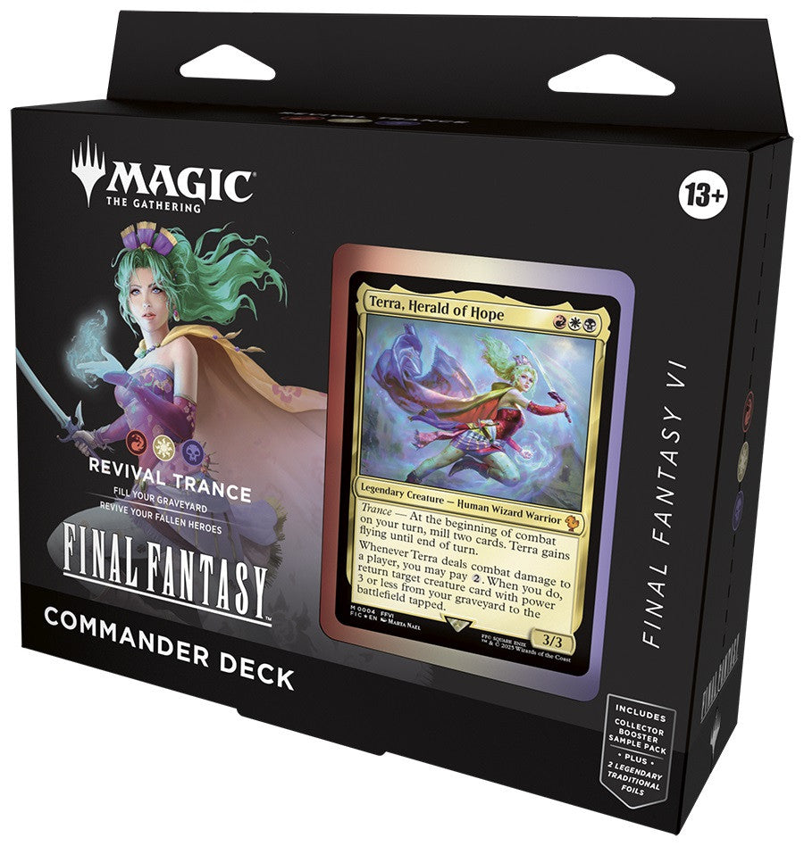 Magic the Gathering Final Fantasy Commander Decks (4 Decks Per Display)