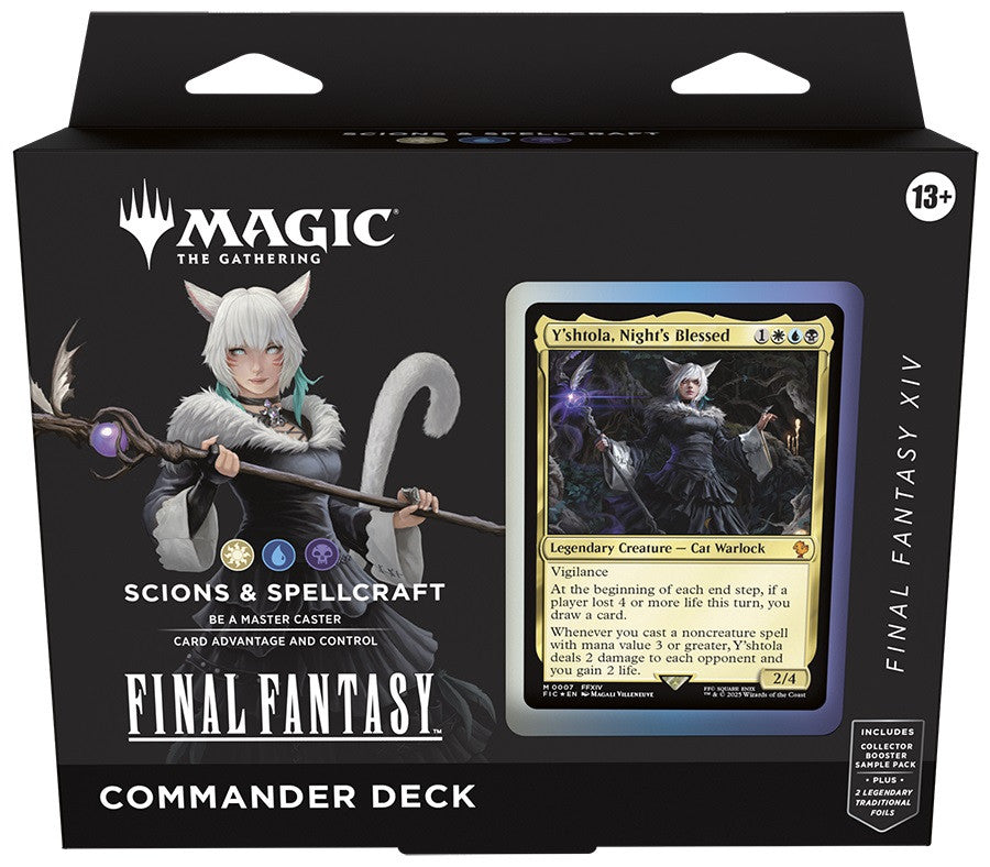 Magic the Gathering Final Fantasy Commander Decks (4 Decks Per Display)