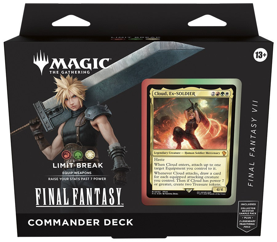 Magic the Gathering Final Fantasy Commander Decks (4 Decks Per Display)