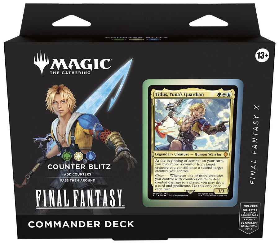 Magic the Gathering Final Fantasy Commander Decks (4 Decks Per Display)
