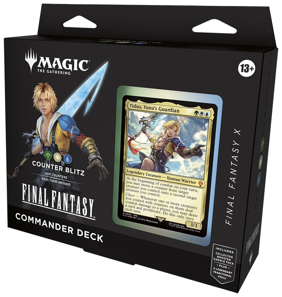 Magic the Gathering Final Fantasy Commander Decks (4 Decks Per Display)