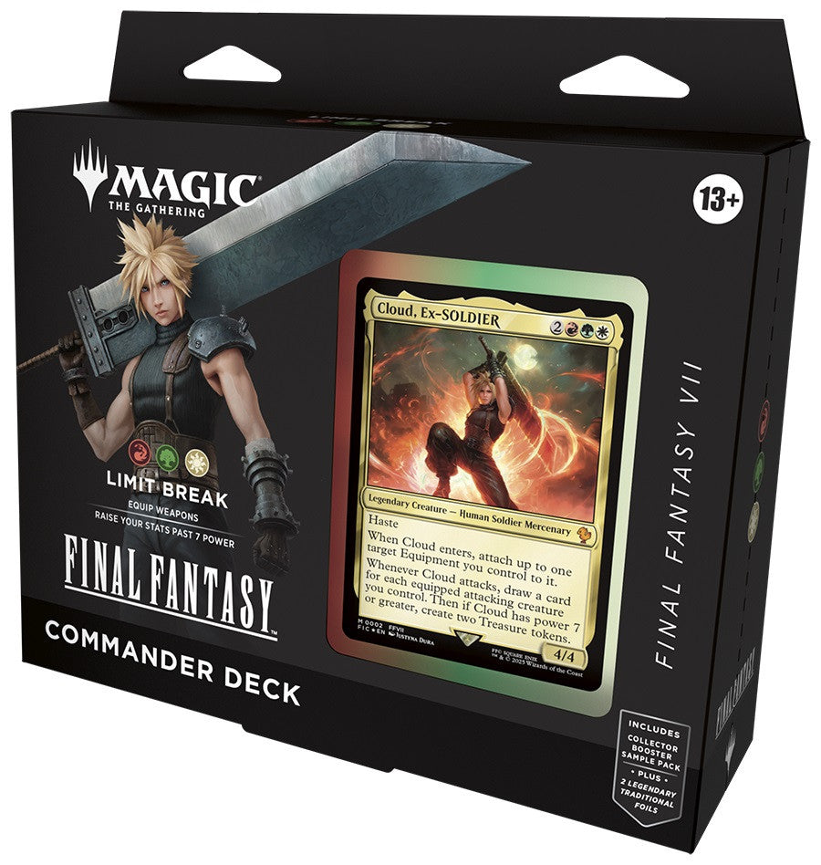 Magic the Gathering Final Fantasy Commander Decks (4 Decks Per Display)
