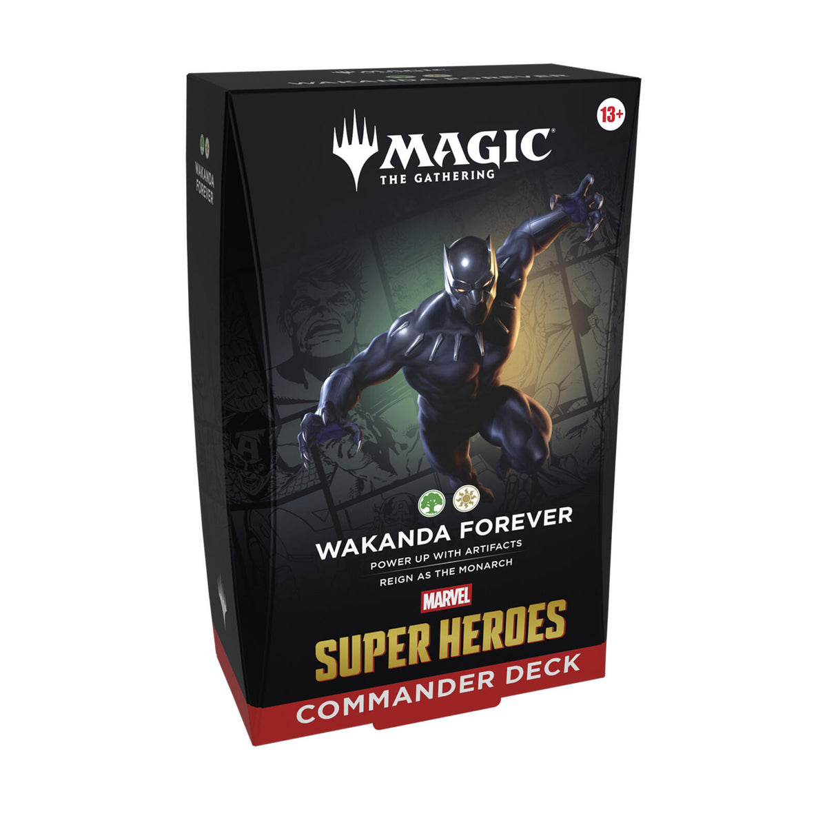 Magic the Gathering Marvel Super Heroes Commander Deck Wakanda Forever GREEN/WHITE (SD2)