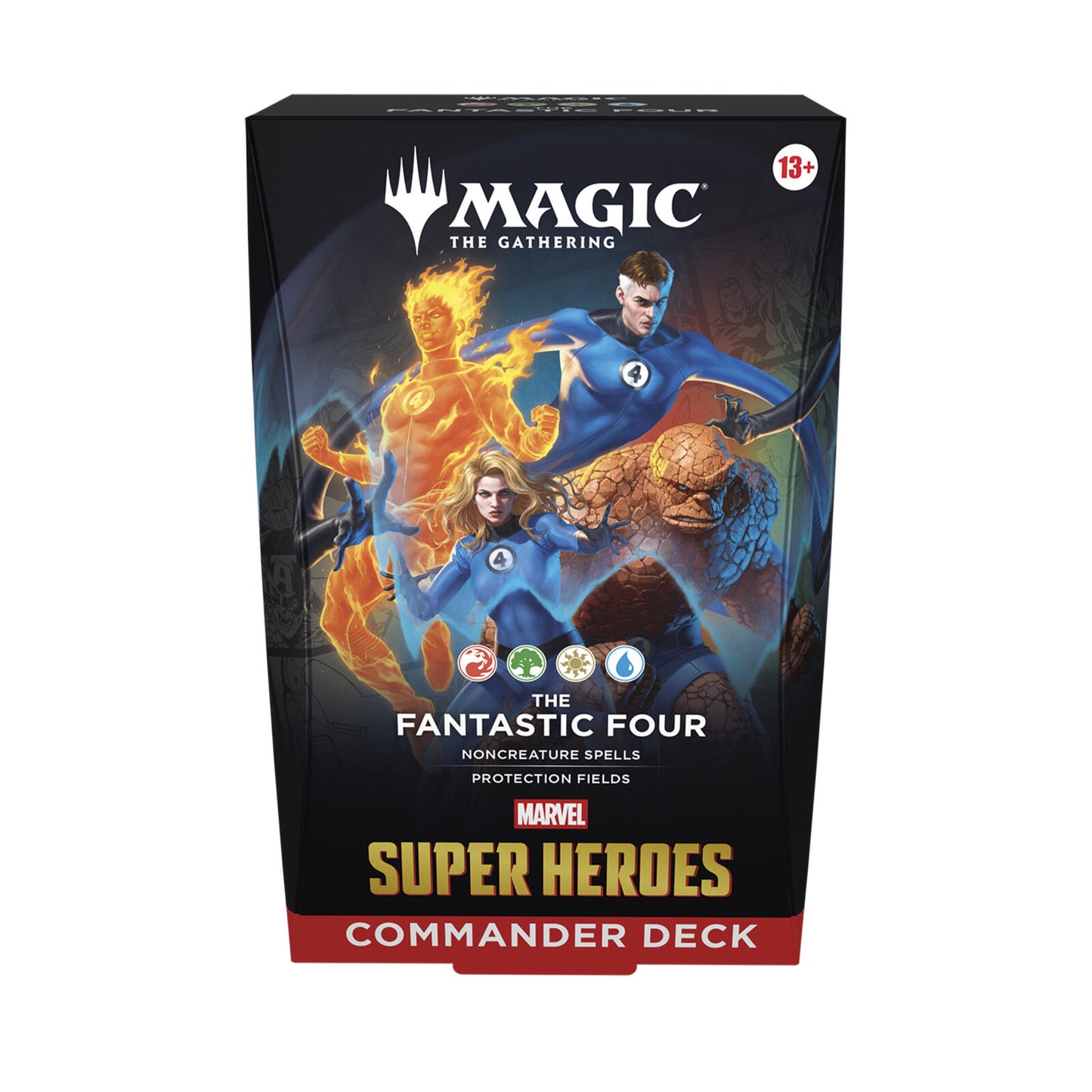 Magic the Gathering Marvel Super Heroes Commander Decks (4 Decks Per Display)