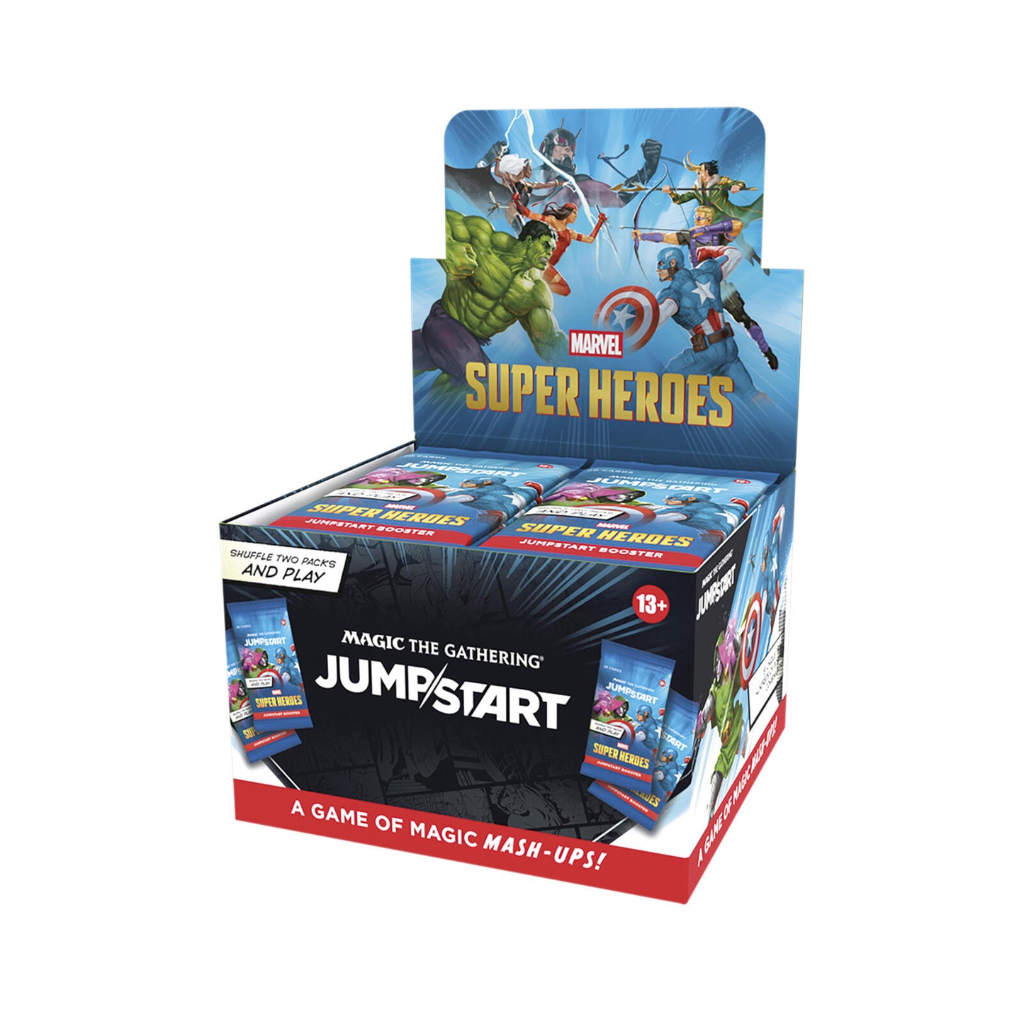 Magic the Gathering Marvel Super Heroes Jumpstart Boosters (24 Boosters Per Display)