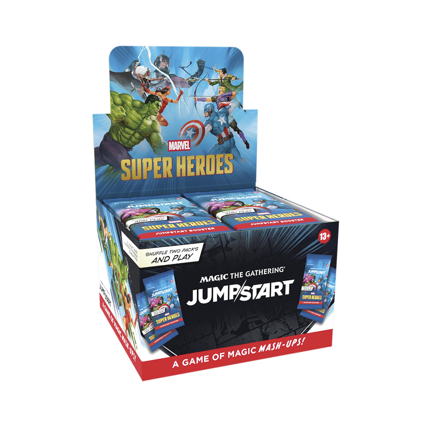 Magic the Gathering Marvel Super Heroes Jumpstart Boosters (24 Boosters Per Display)