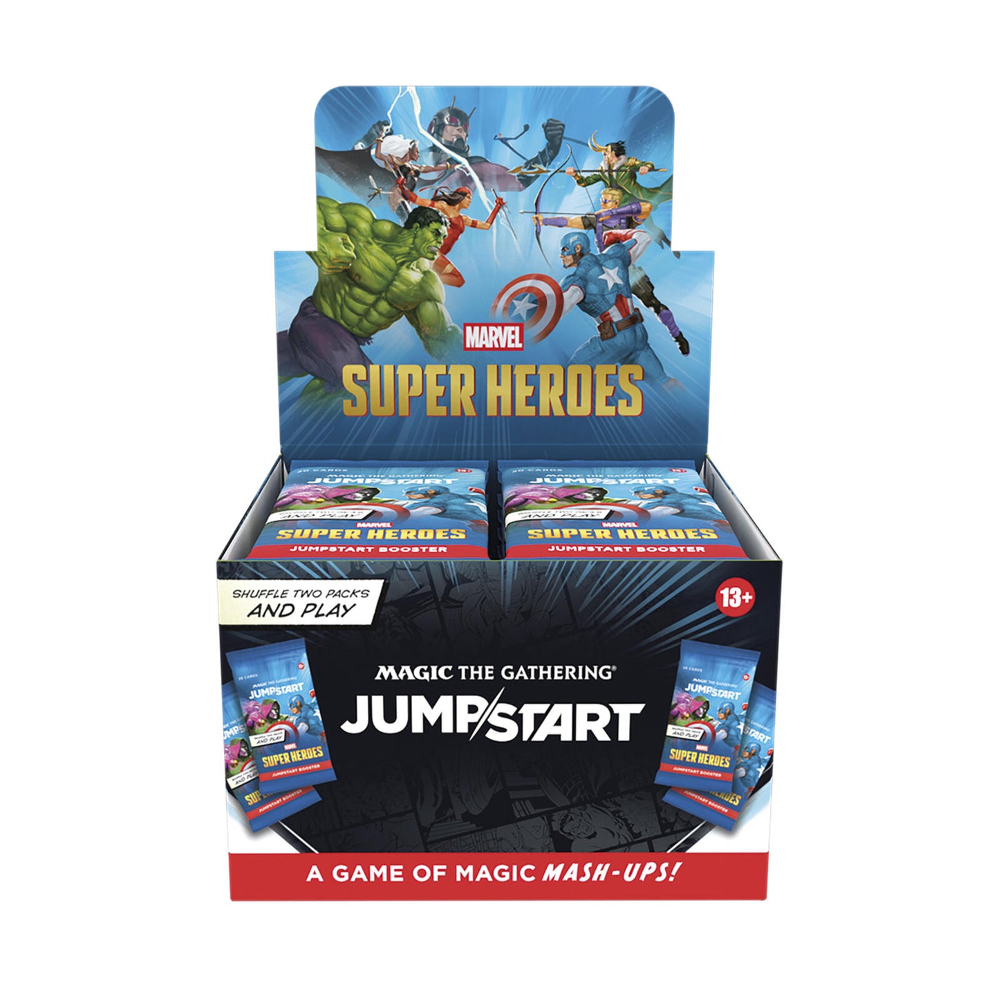 Magic the Gathering Marvel Super Heroes Jumpstart Boosters (24 Boosters Per Display)