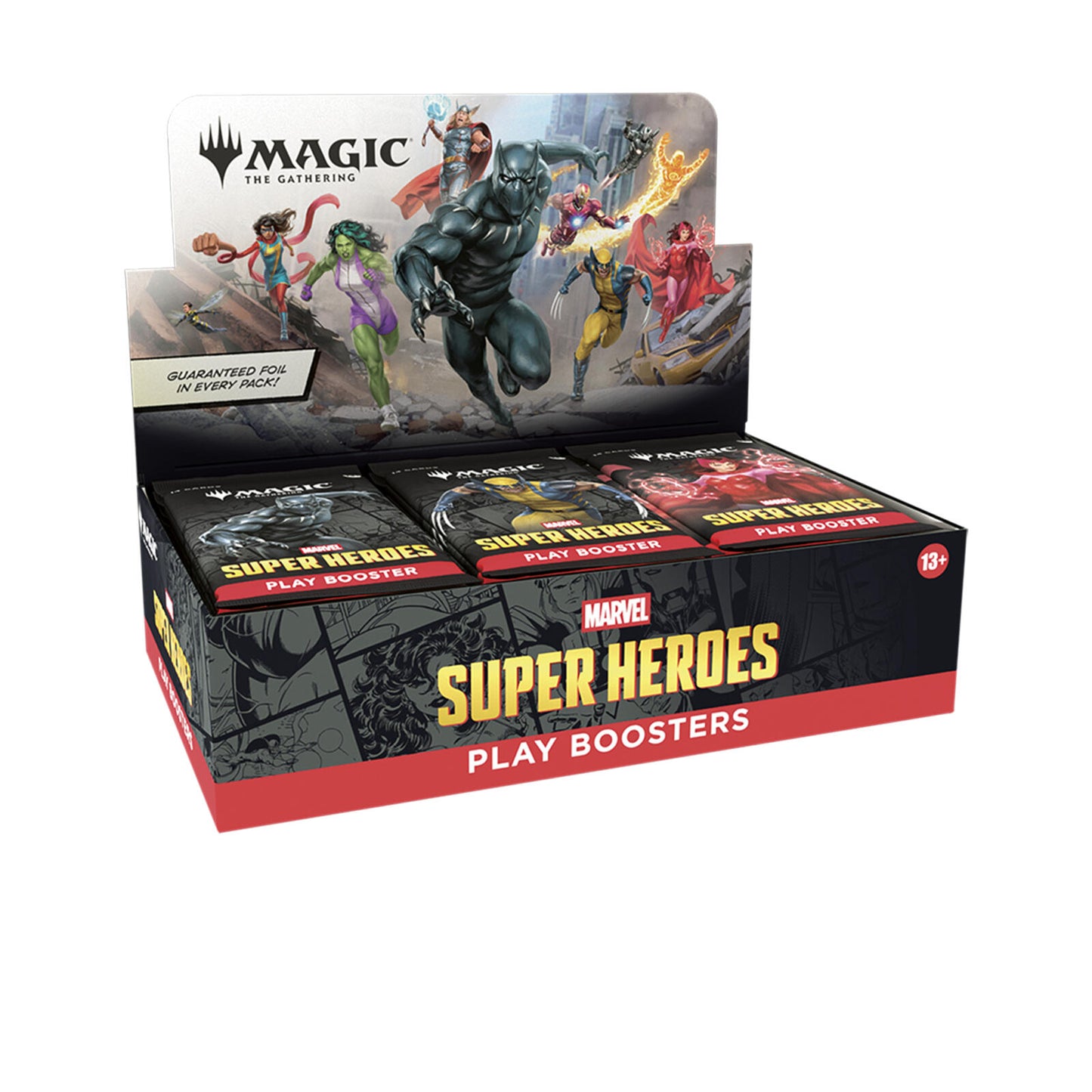 Magic the Gathering Marvel Super Heroes Play Boosters (30 Boosters Per Display)