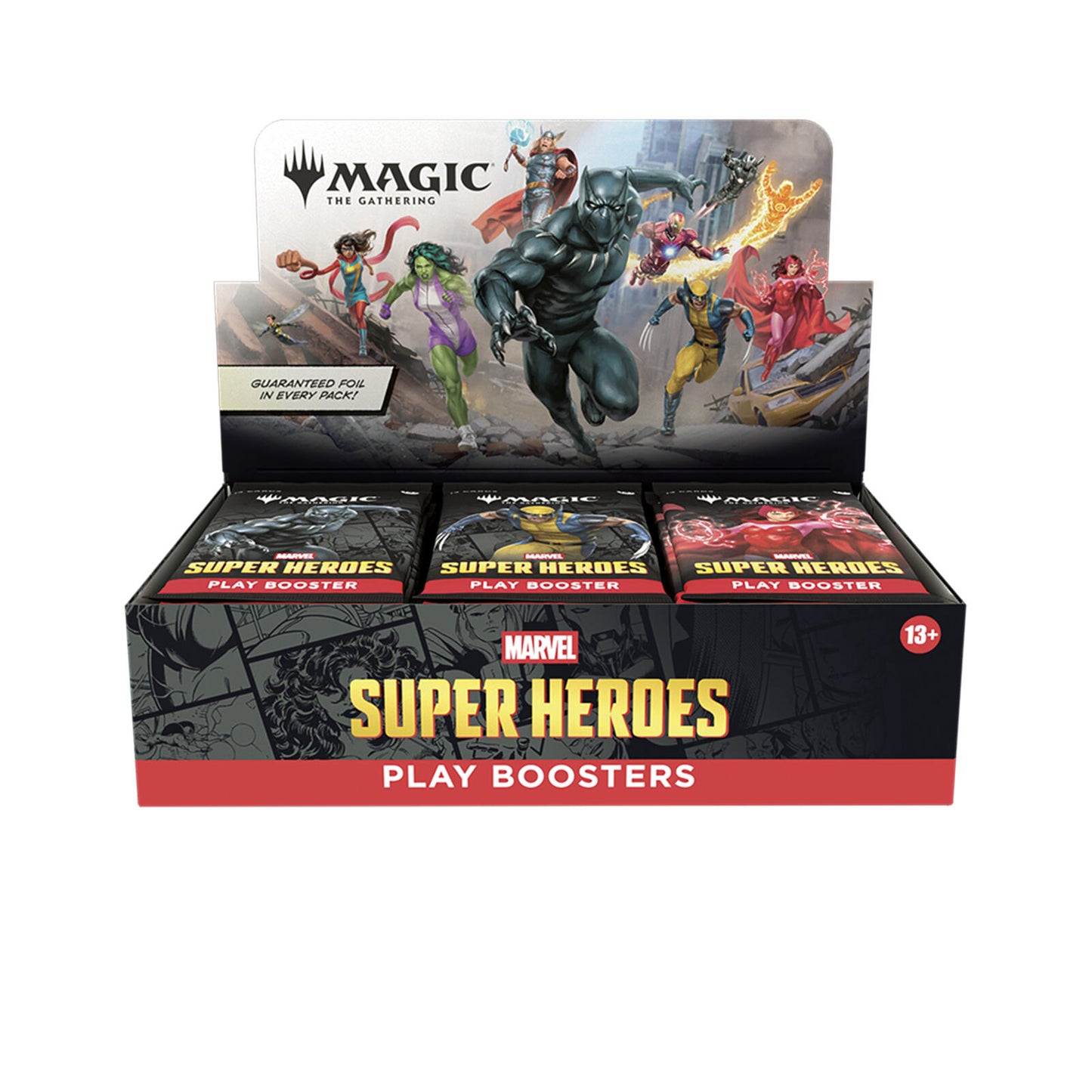Magic the Gathering Marvel Super Heroes Play Boosters (30 Boosters Per Display)