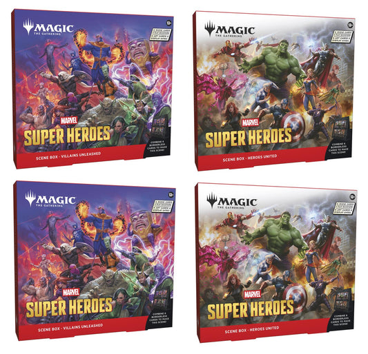Magic the Gathering Marvel Super Heroes Scene Box (4 Scene Boxes Per Display)