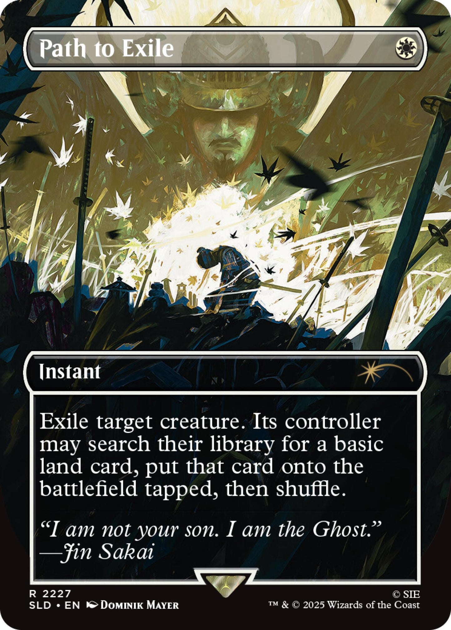 Magic the Gathering Secret Lair Playstation Ghost of Tsushima (Non Foil)