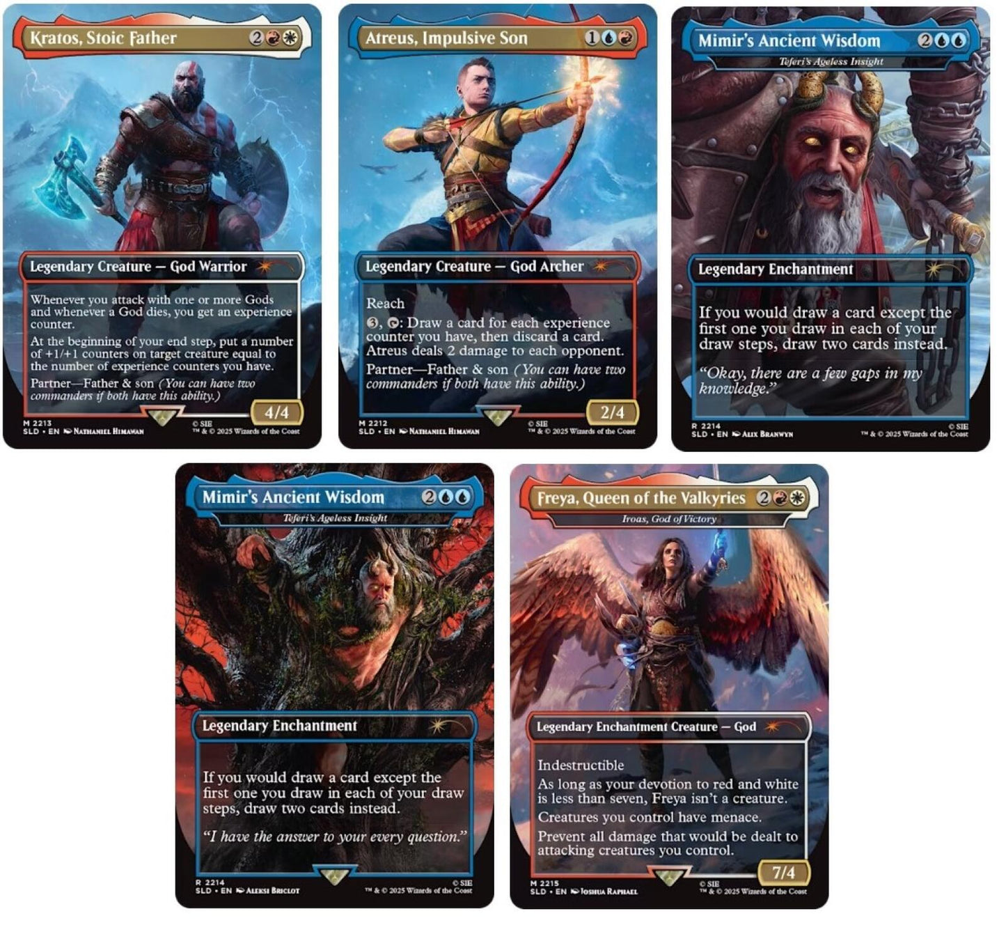 Magic the Gathering Secret Lair Playstation God of War Norse (Non Foil)