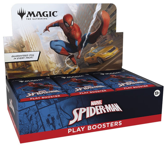 Magic the Gathering Spiderman Play Boosters (30 Boosters Per Display)