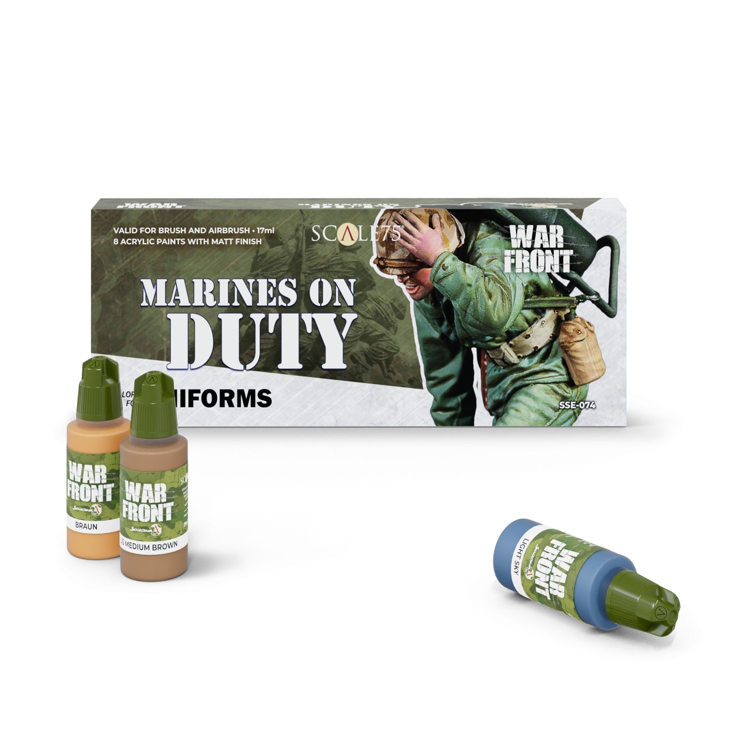 Scale 75 - Warfront - Marines On Duty Paint Set