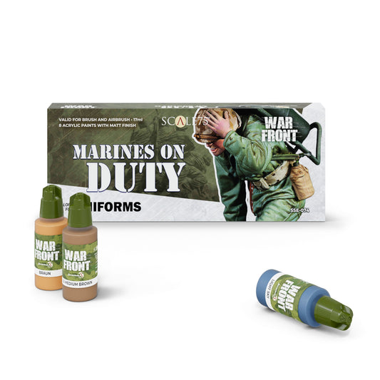 Scale 75 - Warfront - Marines On Duty Paint Set