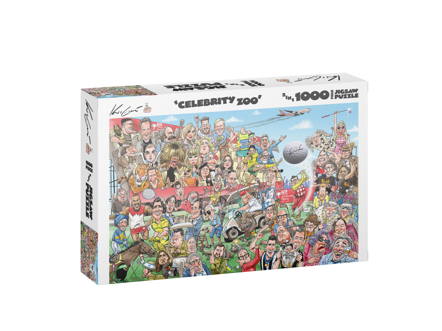 Mark Knight Celebrity Zoo #1 Puzzle 1,000 pieces