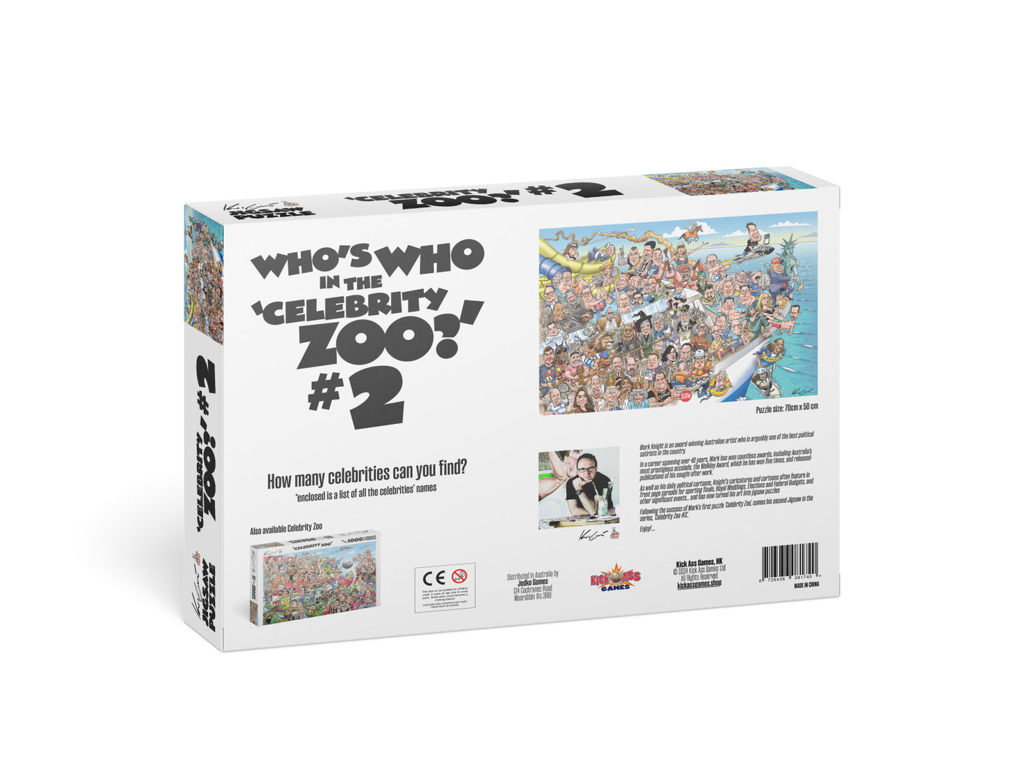 Mark Knight Celebrity Zoo #2 Puzzle 1,000 pieces