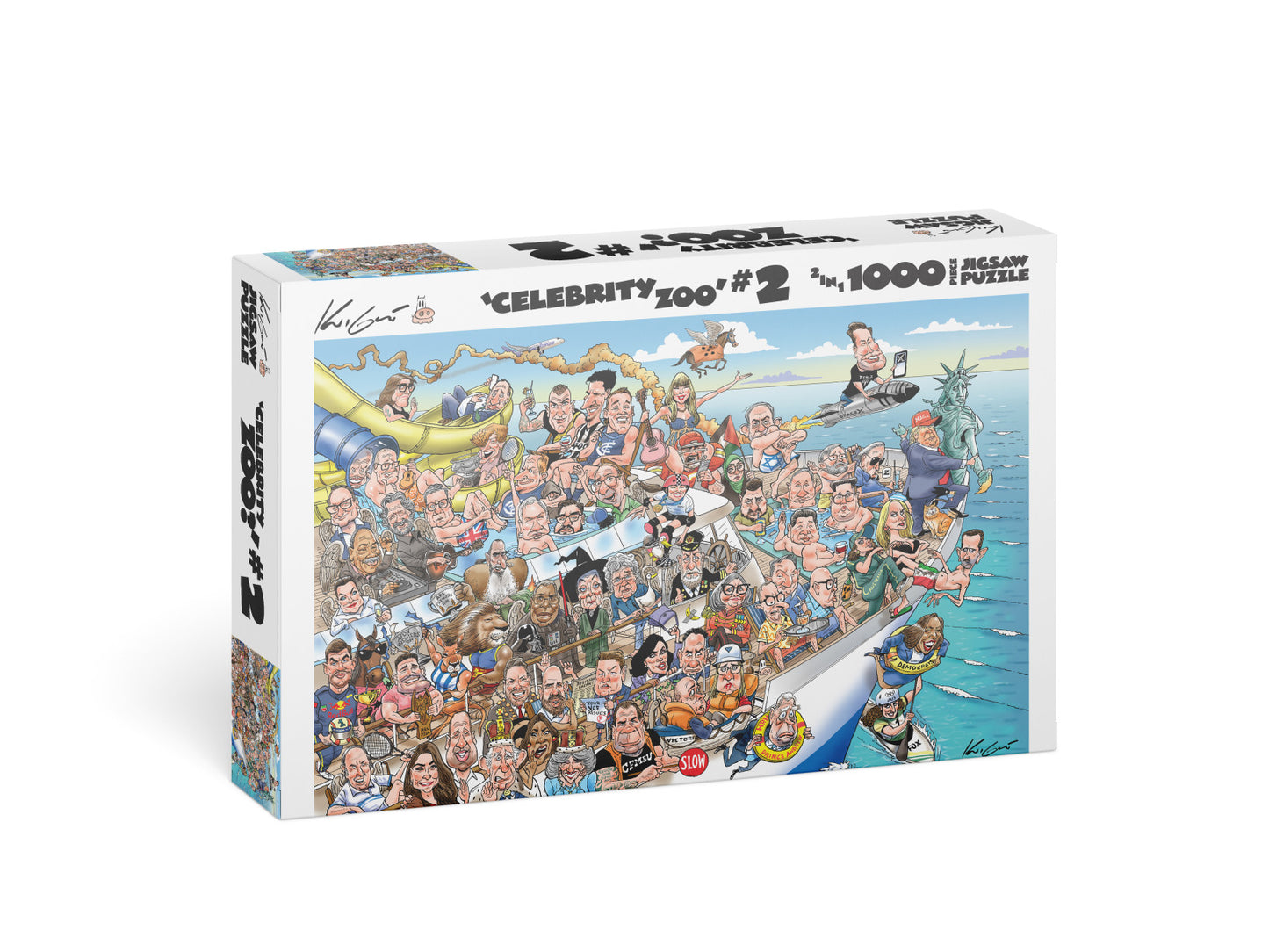 Mark Knight Celebrity Zoo #2 Puzzle 1,000 pieces