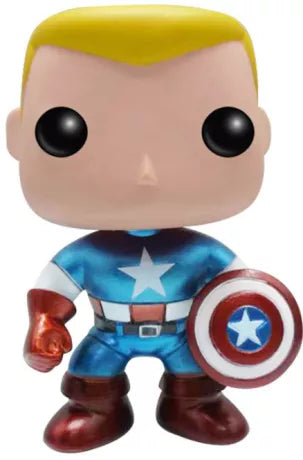 Marvel - Captain America (Unmasked) Pop Vinyl #06