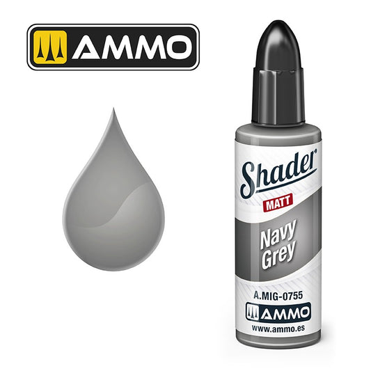 Ammo by MIG - Matt Shader - Navy Grey 10ml
