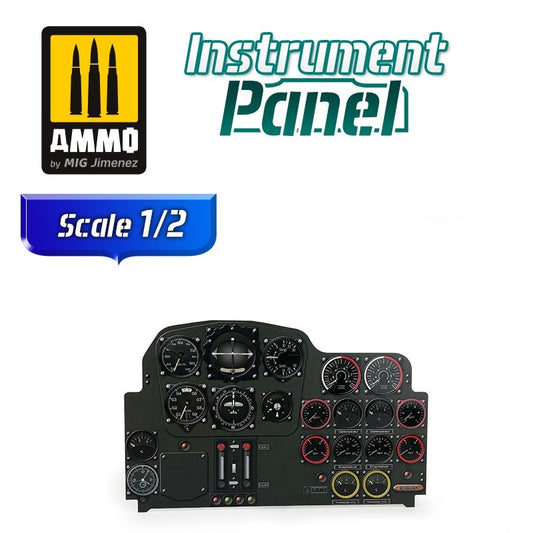 Ammo by MIG - Instrument Panel - Messerschmitt Me 262 A1 – Instrument Panel 1/2 Scale