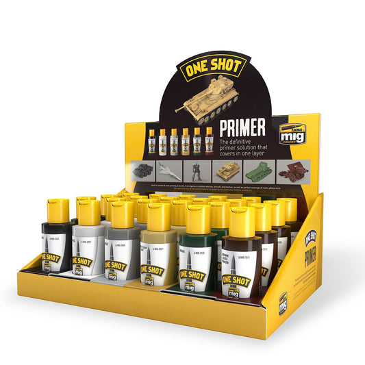 Ammo by MIG - One Shot Primer Full Range Stand Display (Stand with Stock)