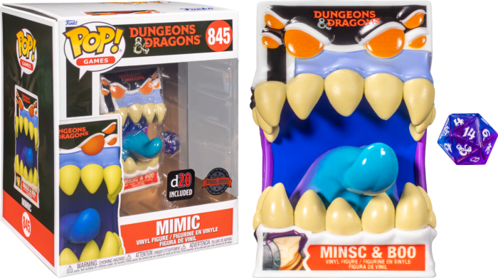 Dungeons & Dragons - Mimic US Exclusive 6" Pop! Vinyl & Dice #845