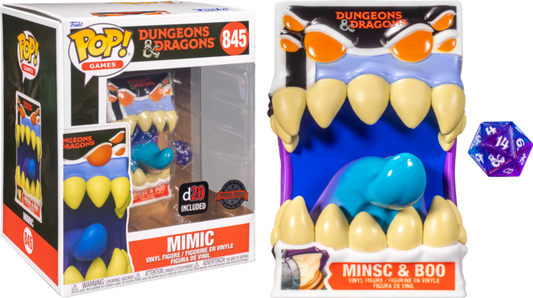 Dungeons & Dragons - Mimic US Exclusive 6" Pop! Vinyl & Dice #845
