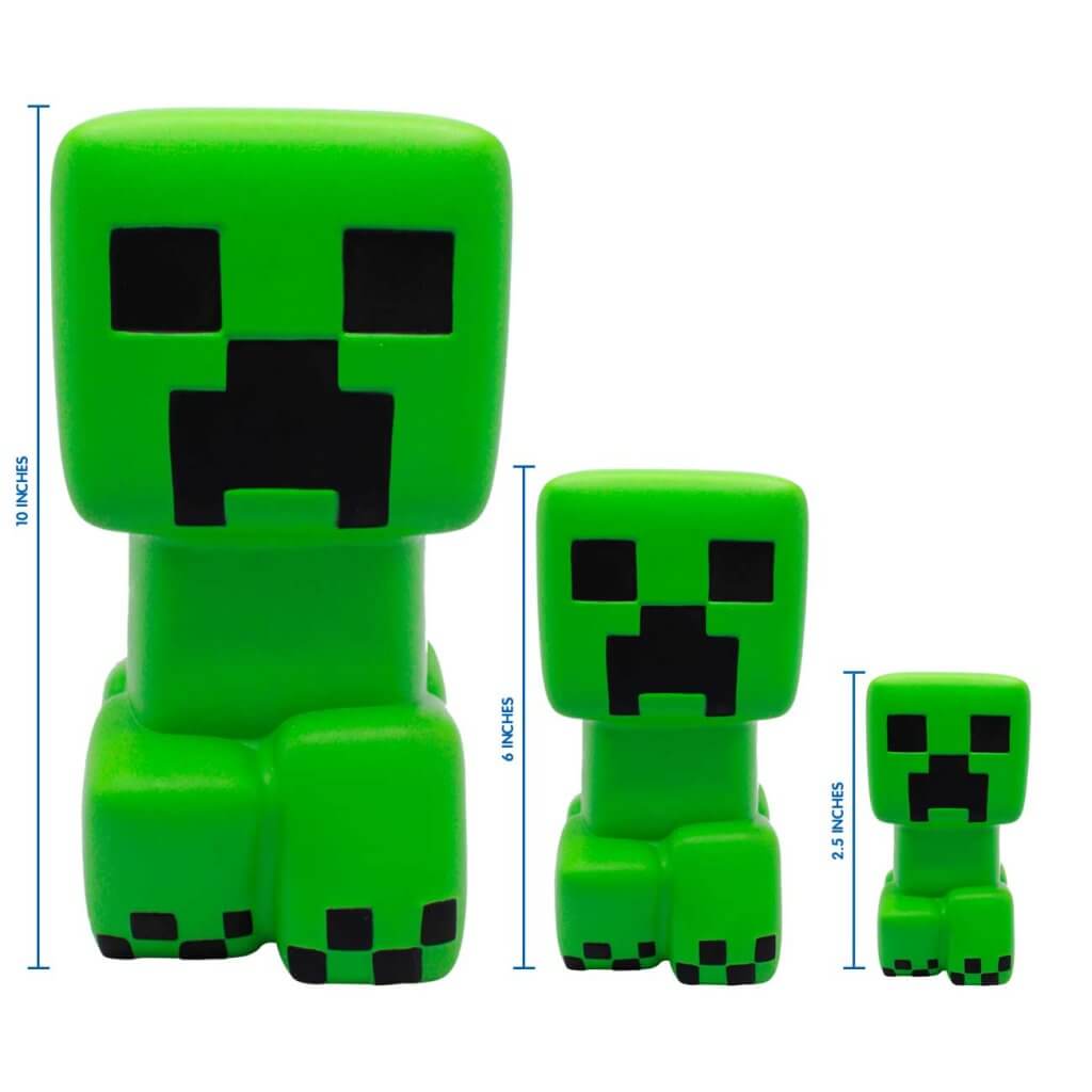 MINECRAFT 10" Creeper Mighty Mega Squishmee