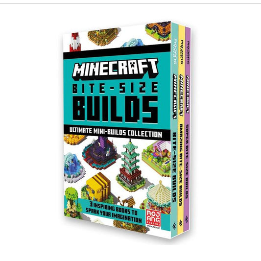 Minecraft Bite Size Builds Slipcase X 3