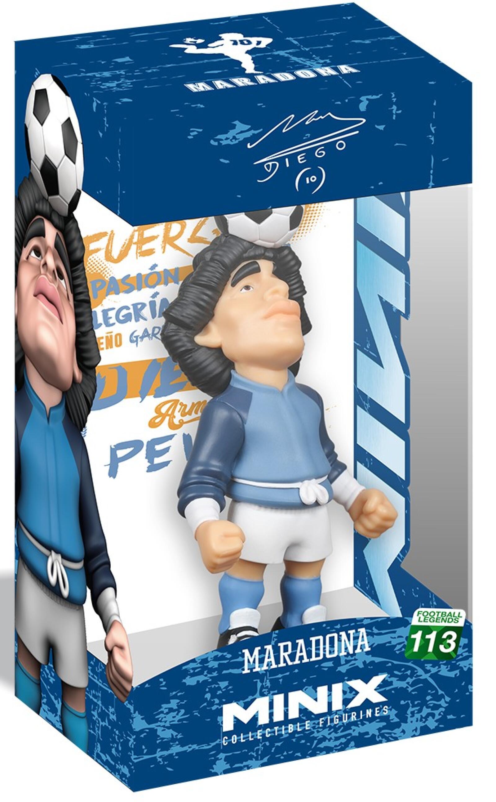 MINIX Football Stars Maradona Live is Life Warm Up with Shoelaces