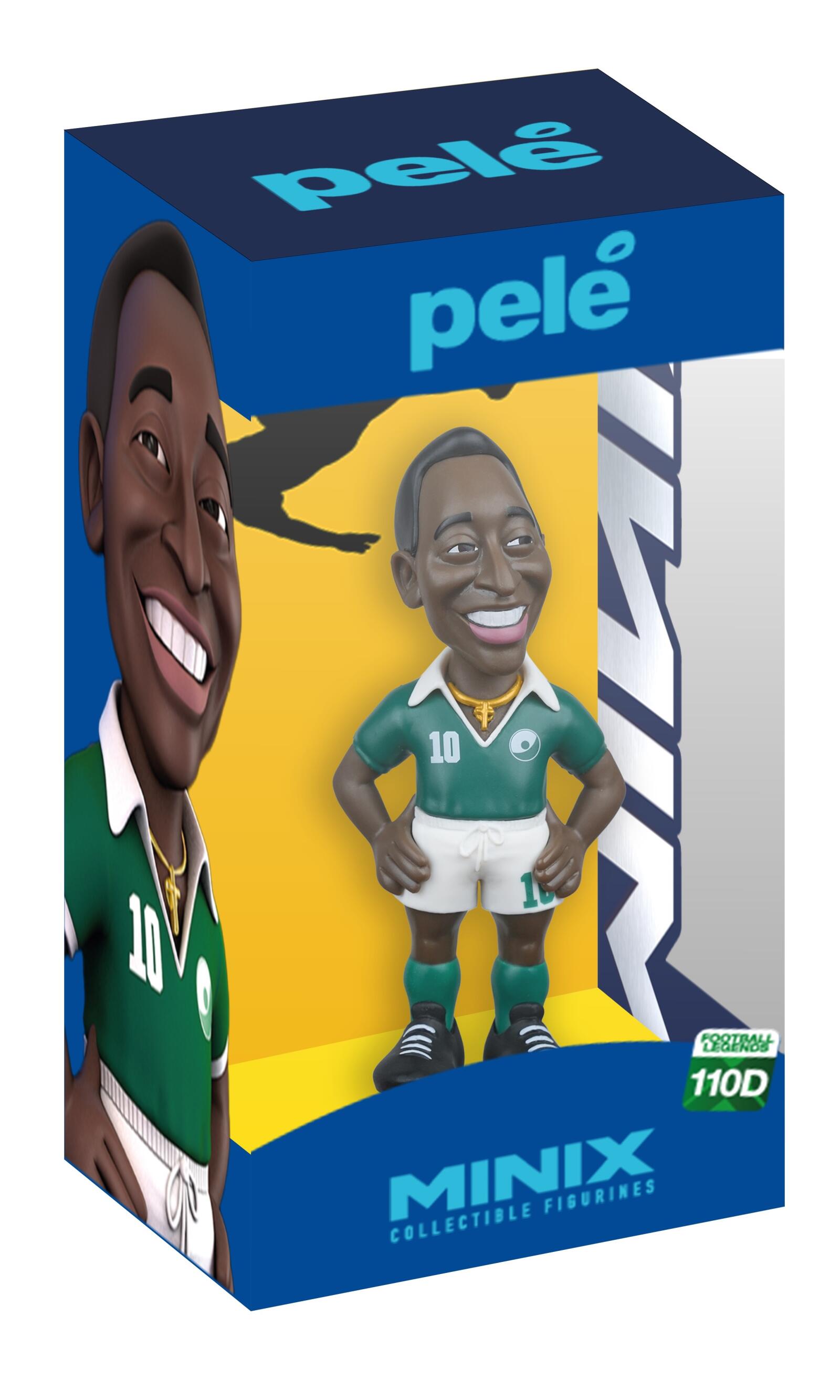 MINIX Football Legends #110D - Pelé New York Cosmos - Statuetta Da Collezione 12 Cm