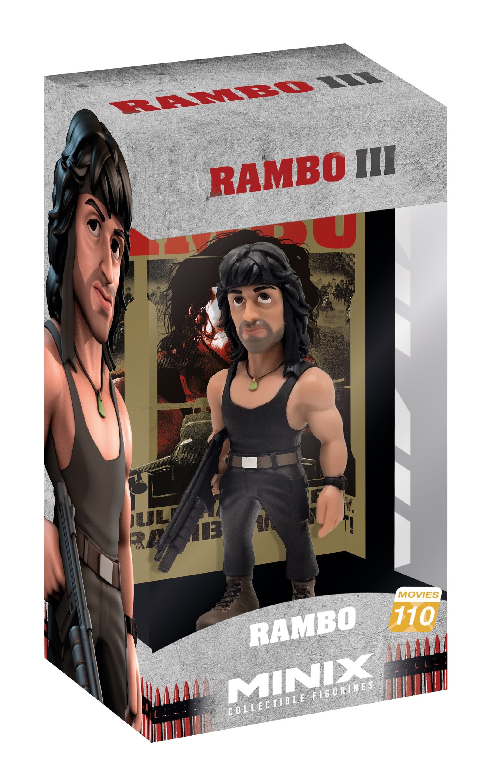 MINIX Rambo 3 Rambo with Singlet 110 | Ozzie Collectables
