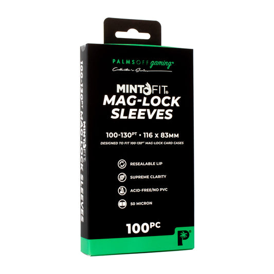 MintFit Mag-Lock Card Case Sleeves (100pt-130pt) - 100pc | Ozzie Collectables MintFit Mag-Lock Card Case Sleeves (100pt-130pt) - 100pc | Ozzie Collectables