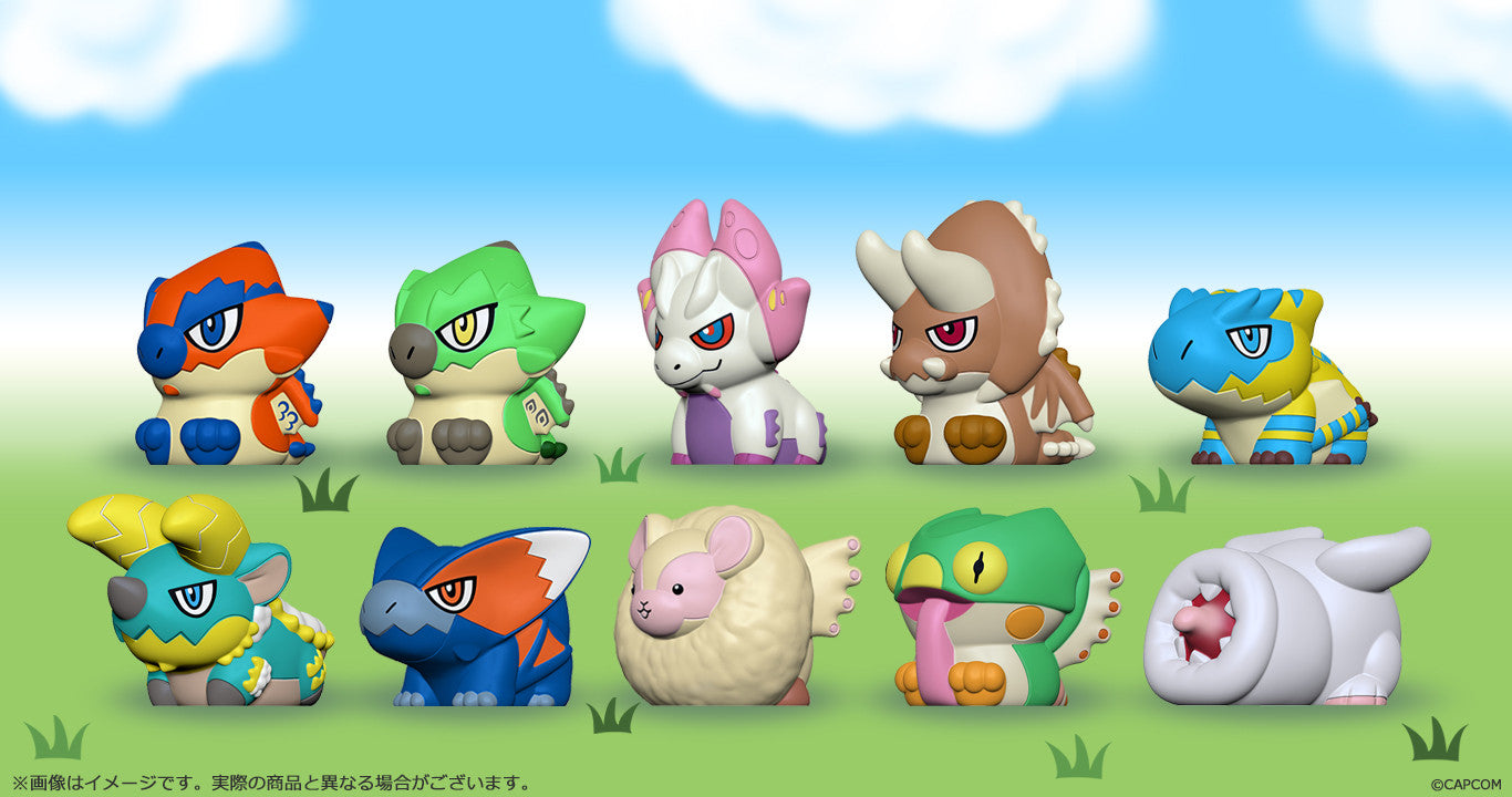 Monster Hunter Capcom Figure Builder Finger Puppet Monster Hunter Volume 1 (10 in the Assortment)