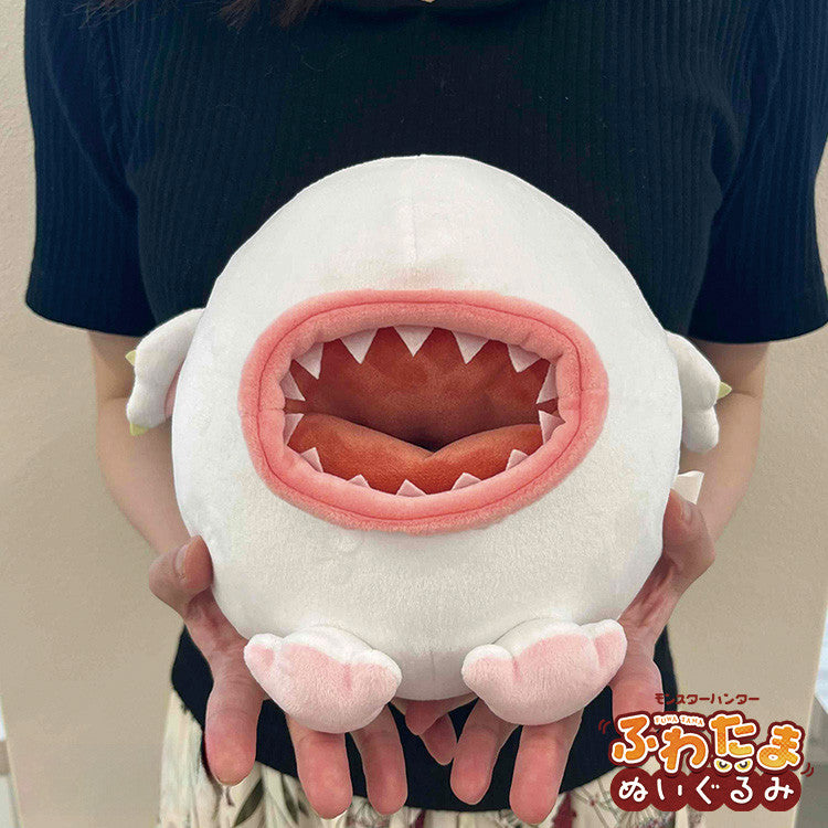 Monster Hunter Fluffy Eggshaped Plush Khezu