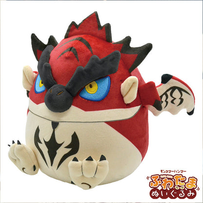Monster Hunter Fluffy Eggshaped Plush Rathalos