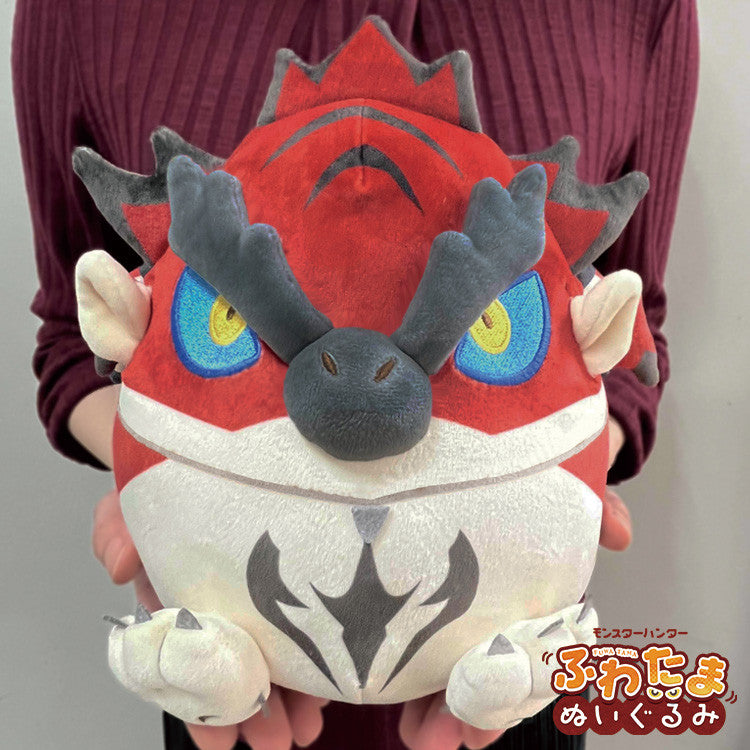 Monster Hunter Fluffy Eggshaped Plush Rathalos