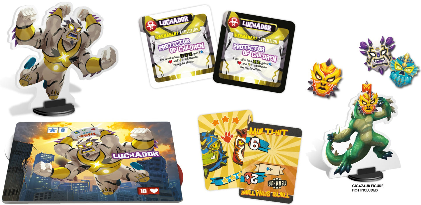 King of Tokyo Luchador Monster Pack