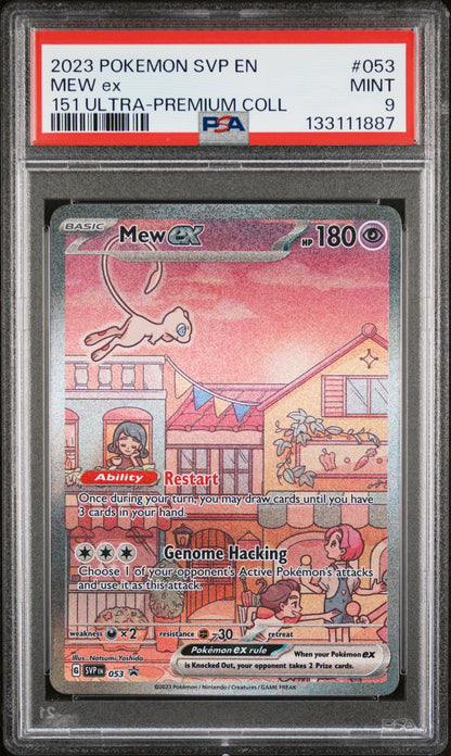 2023 Pokemon Svp En-Sv Black Star Promo 053 Mew Ex 151 Ultra-Premium Coll - PSA 9