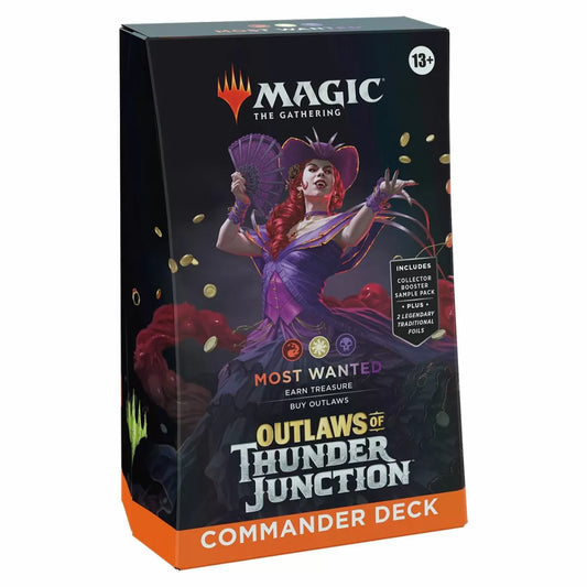 Magic the Gathering Outlaws of Thunder Junction Most Wanted Commander Deck