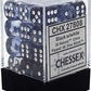 Chessex D6 Nebula 12mm d6 Black/white Dice Block (36 dice)
