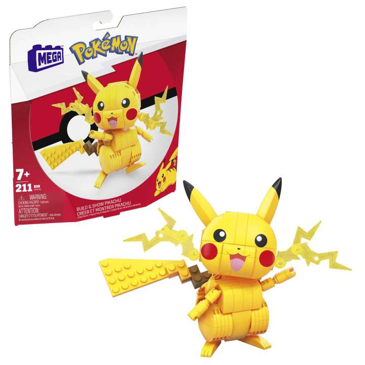Mega Blocks - Pokemon - Build & Show Pikachu | Ozzie Collectables
