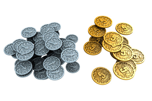 Nucleum: Metal Coins (Board & Dice Accessories)
